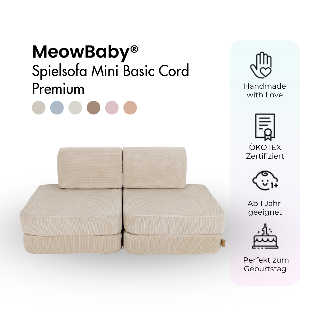 Spielsofa-Mini-Basic-Cord-Premium