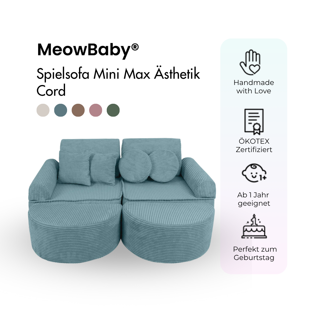 Spielsofa-sthetik-Mini-Max-t-rkis