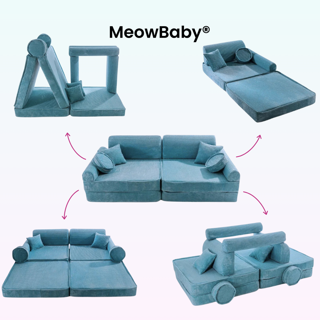 Spielsofa-sthetik-Mini-t-rkis