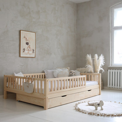eng_pl_Basic-Love-Plus-with-railing-2-3-length-200x140-natural-2-drawers-with-storage-function-fast-shipping-672_2
