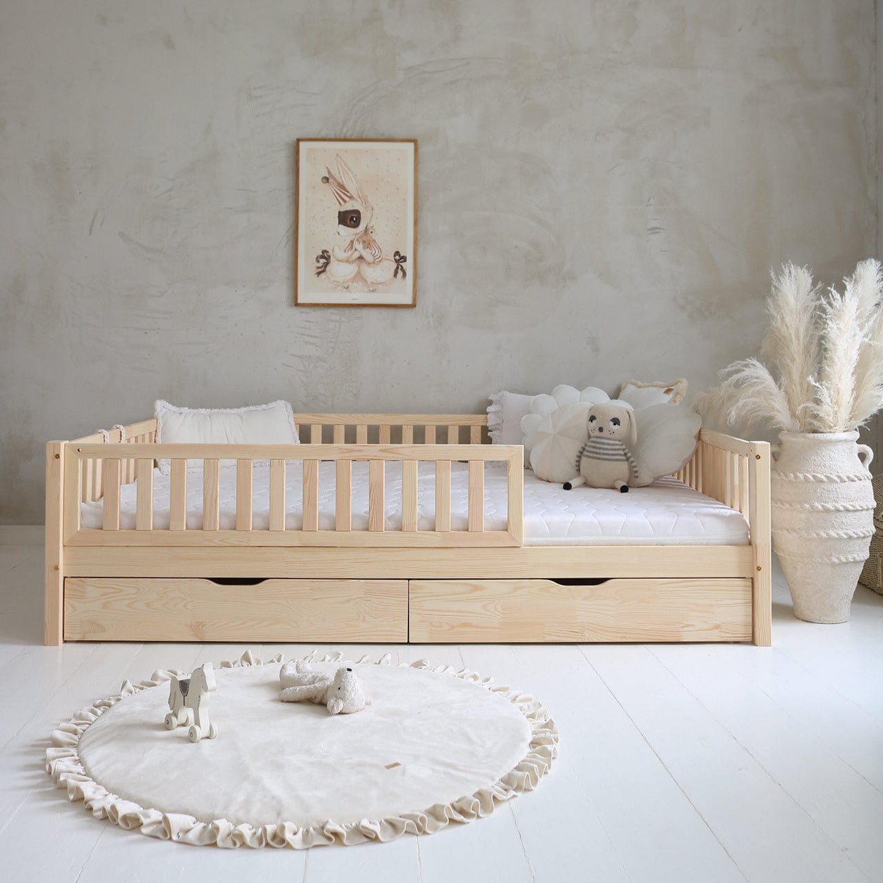 eng_pl_Basic-Love-Plus-with-railing-2-3-length-200x140-natural-2-drawers-with-storage-function-fast-shipping-672_4