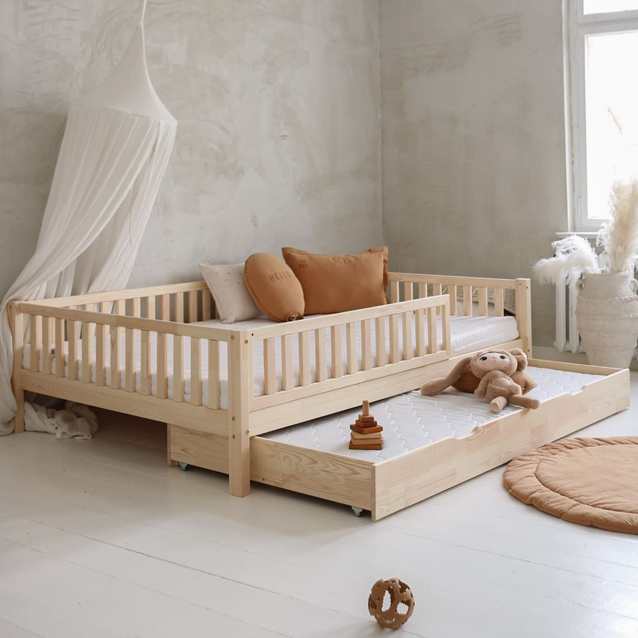 eng_pl_Basic-Love-Plus-with-railing-2-3-length-200x140-natural-drawer-with-sleeping-function-fast-shipping-909_1