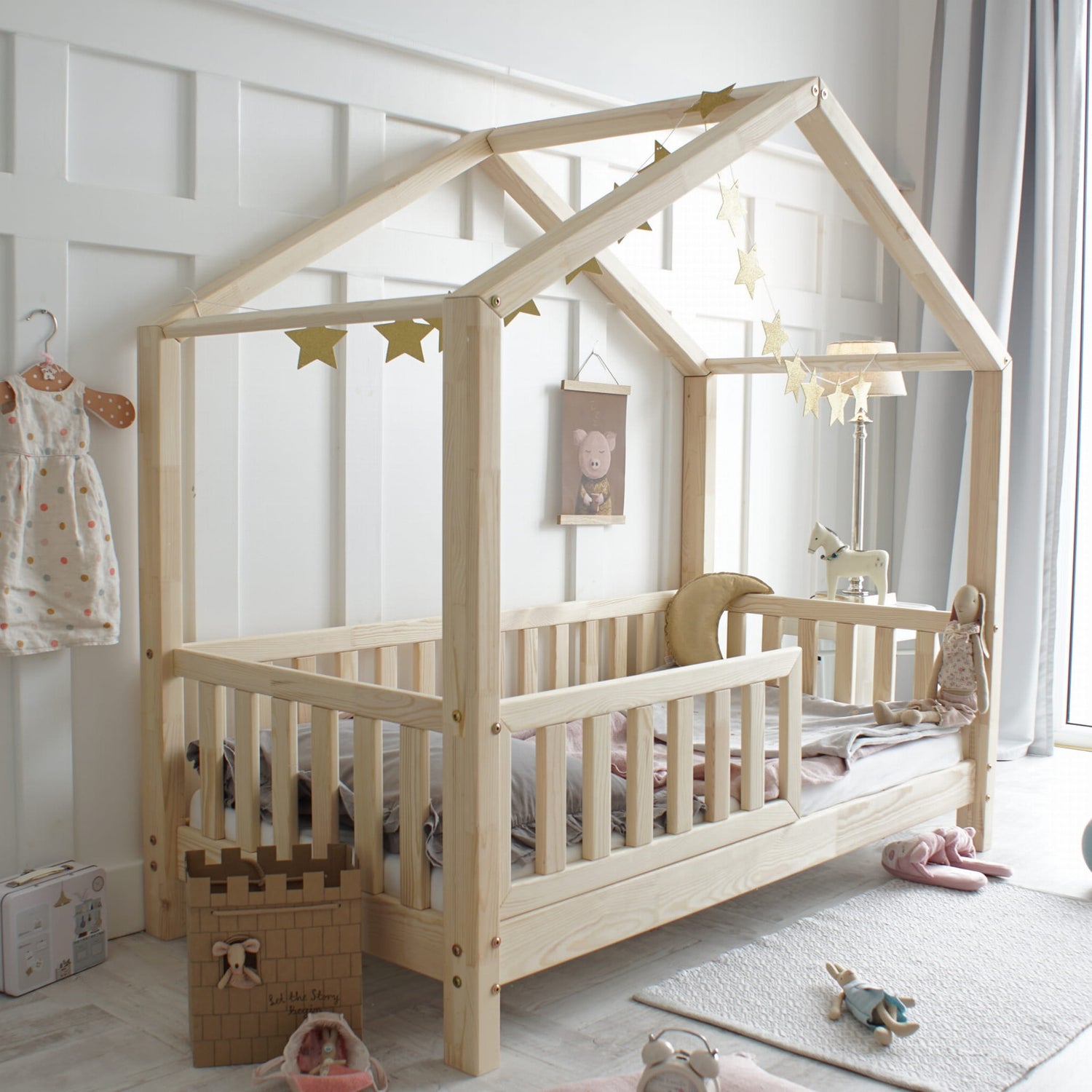 eng_pl_Housebed-with-fence-barrier-190x90-natural-fast-shipping-124_1