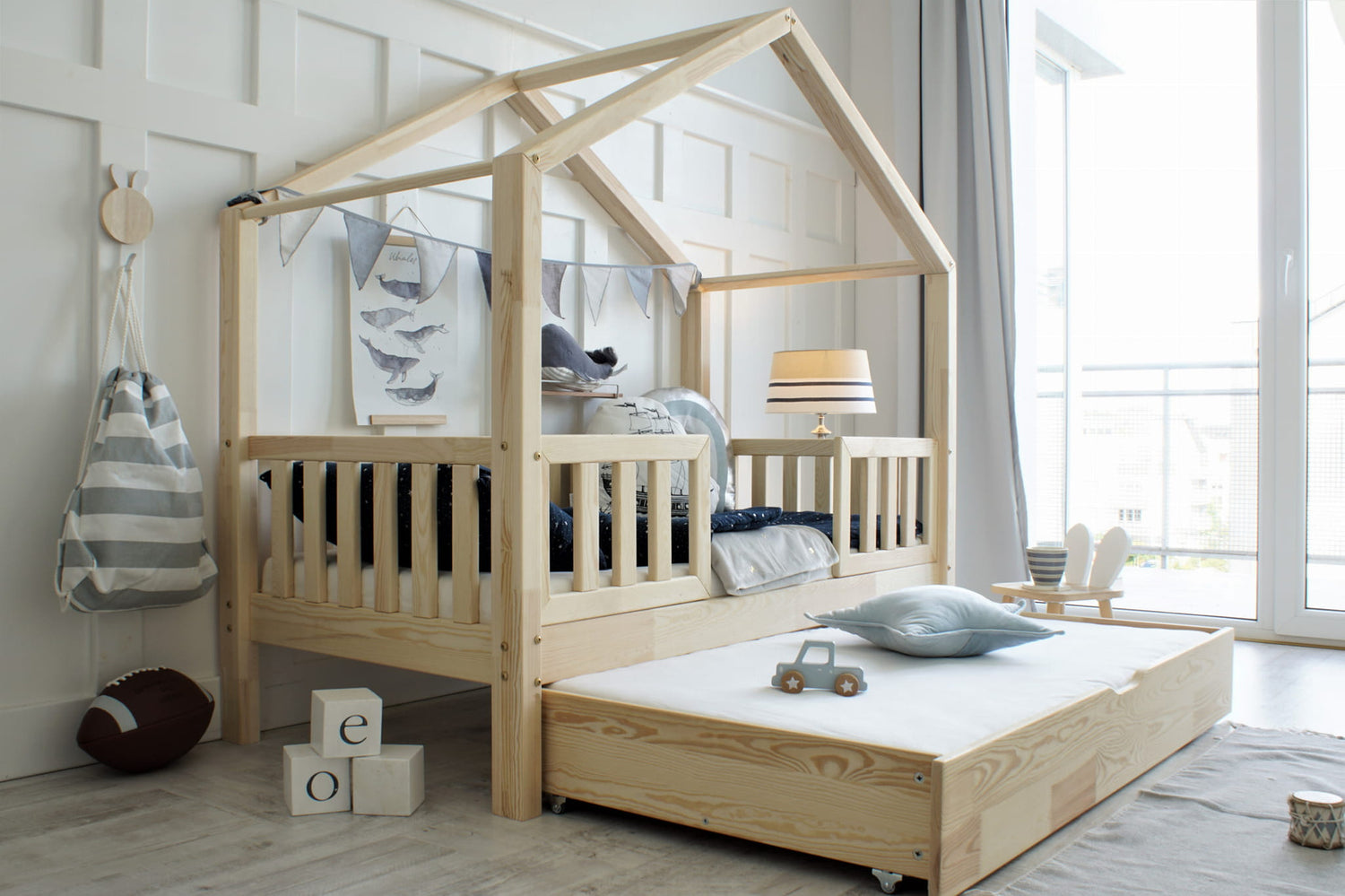 eng_pl_Housebed-with-fence-barrier-Duo-Plus-190x90-natural-fast-shipping-156_2