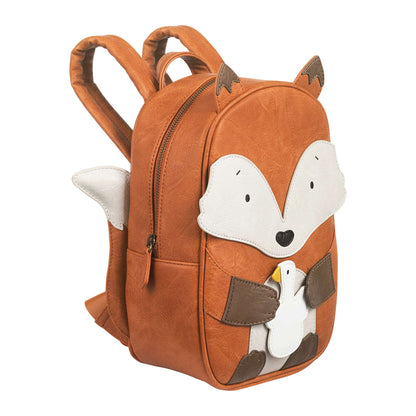little-who-rucksack-kinder-kita-vegan-grosser-fuchs-frankie-seitenansicht