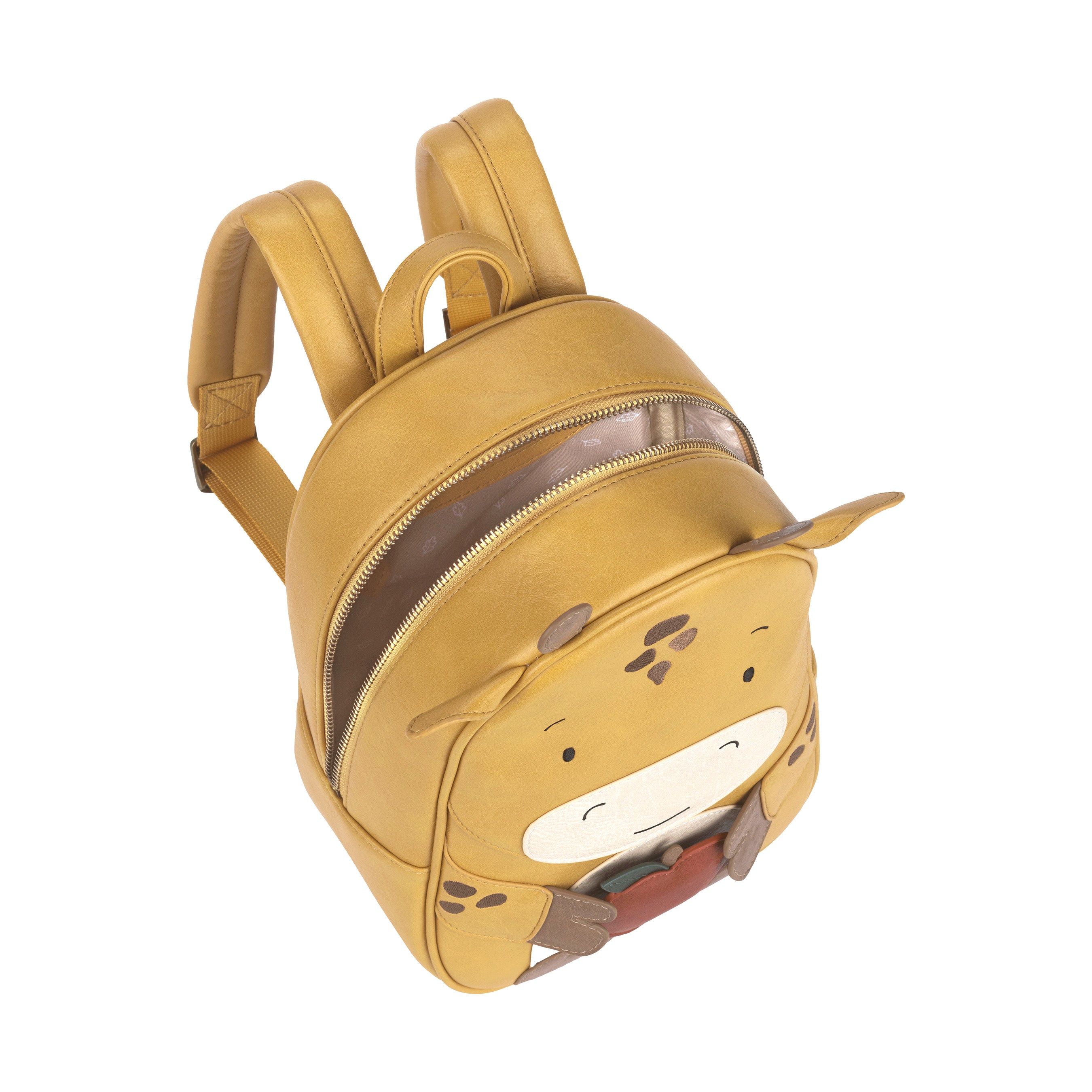 little-who-rucksack-kinderrucksack-kita-vegan-grosse-giraffe-trudy-draufsicht
