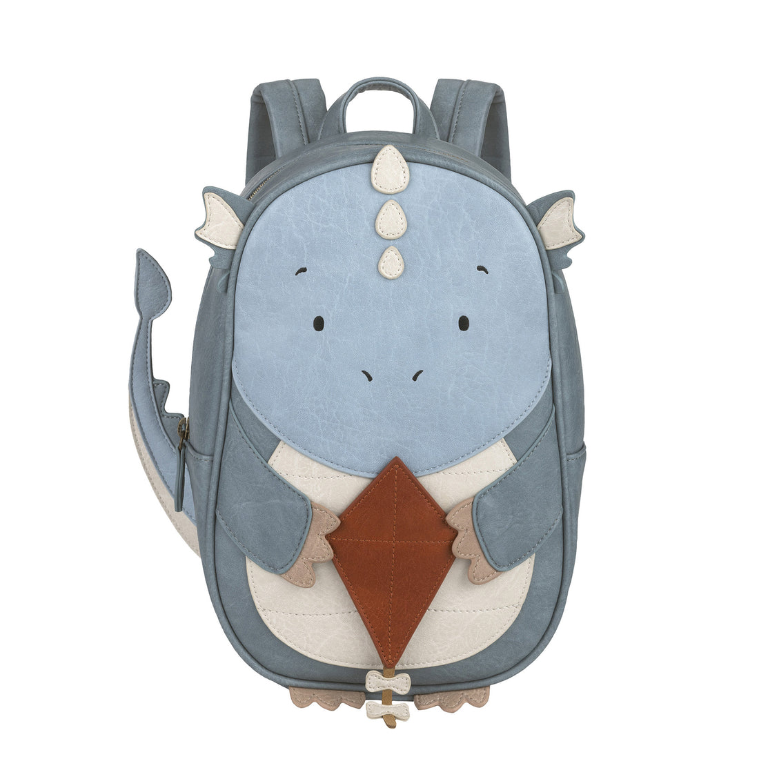little-who-rucksack-kinderrucksack-kita-vegan-grosser-drache-snorre-vorderansicht-drachen