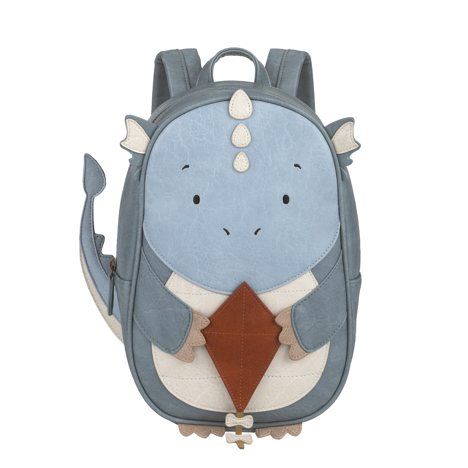 little-who-rucksack-kinderrucksack-kita-vegan-grosser-drache-snorre-vorderansicht-drachen