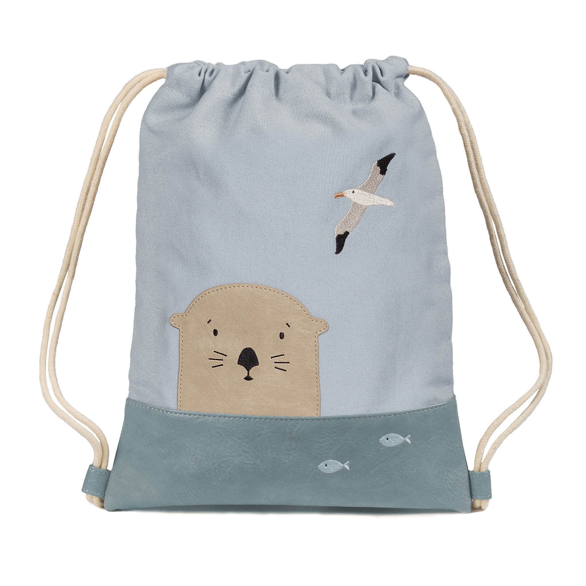 little-who-turnbeutel-kinderturnbeutel-otter-tim-frontansicht