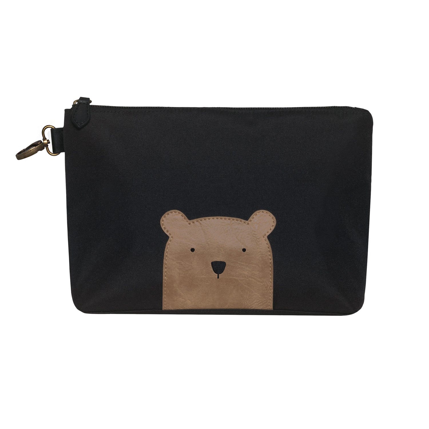 little-who-wickelrucksack-vegan-black-erwachsene-linea-kulturbeutel-baer-friedhelm-vorderseite