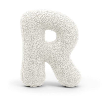 Meowbaby Alphabet Letter Pillow Off White | Bearly