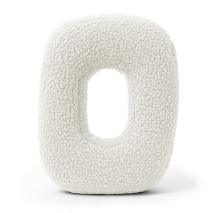 Meowbaby Alphabet Letter Pillow Off White | Bearly