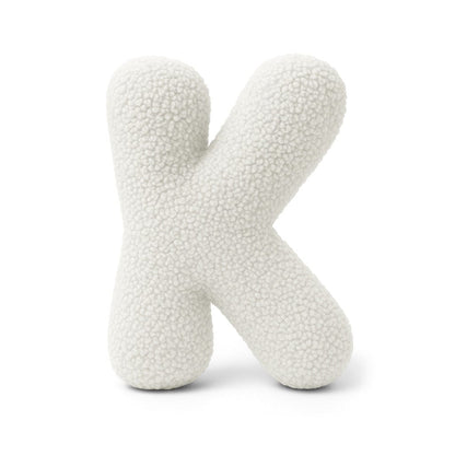 Meowbaby Alphabet Letter Pillow Off White | Bearly