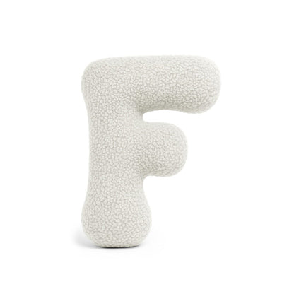 Meowbaby Alphabet Letter Pillow Off White | Bearly