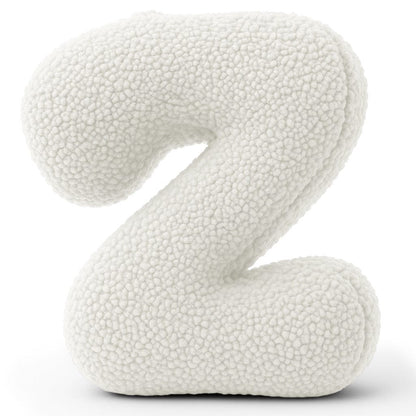 Meowbaby Alphabet Letter Pillow Off White | Bearly