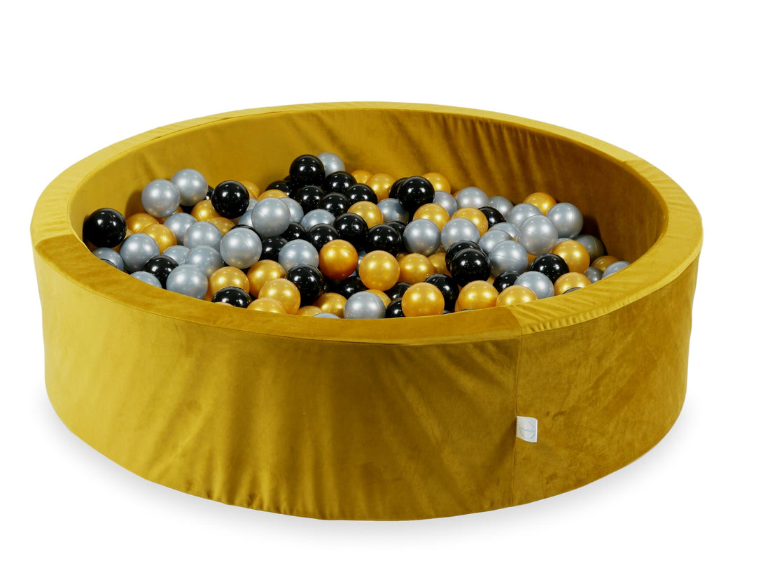 mimii-suchy-basen-110x30-velvet-zloty-400-pilek-srebrne-zlote-czarne-ve080