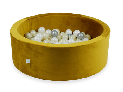 mimii-suchy-basen-90x30-velvet-zloty-200-pilek-jasno-zlote-srebrne-perlowe-ve020