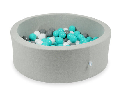 mimii-suchy-basen-jasno-szary-90x30-200-pilek-turkusowe-biale-szare-d011