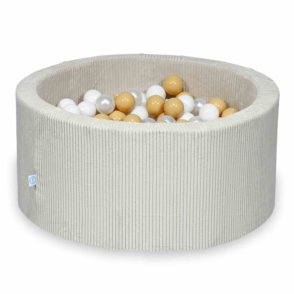 sz048-Mimii-suchy-basen-90x40-sztruks-bezowy-300-pilek-biale-perlowe-bezowe