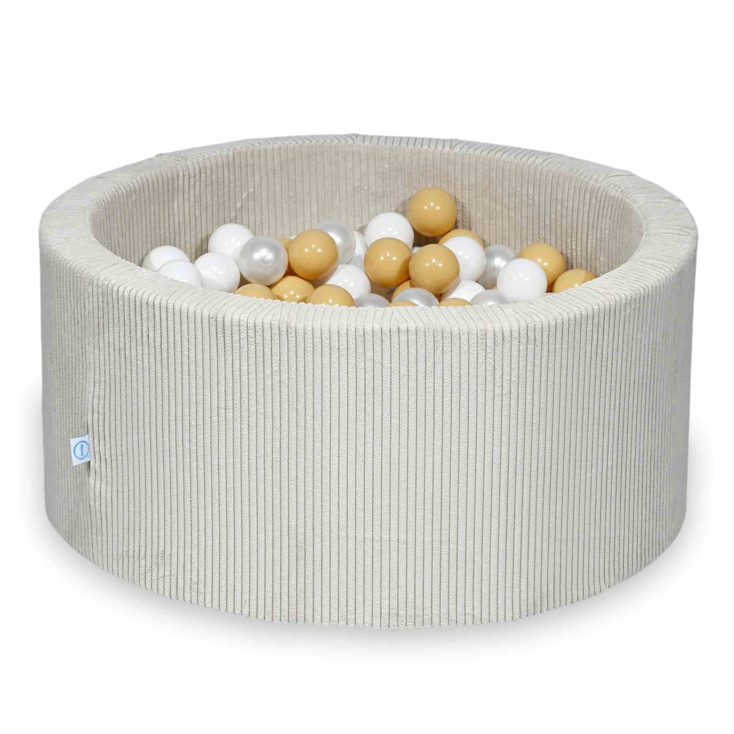 sz048-Mimii-suchy-basen-90x40-sztruks-bezowy-300-pilek-biale-perlowe-bezowe