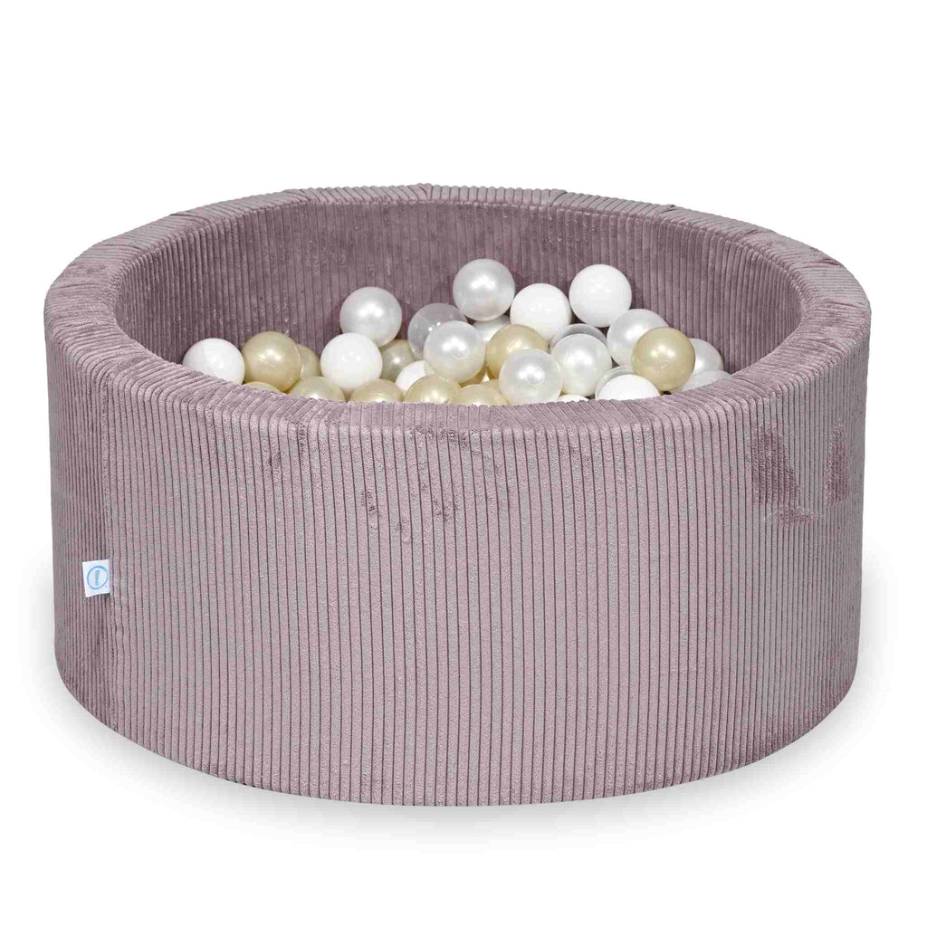 sz069-Mimii-suchy-basen-90x40-sztruks-lavender-300-pilek-przezroczyste-biale