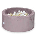 sz069-Mimii-suchy-basen-90x40-sztruks-lavender-300-pilek-przezroczyste-biale