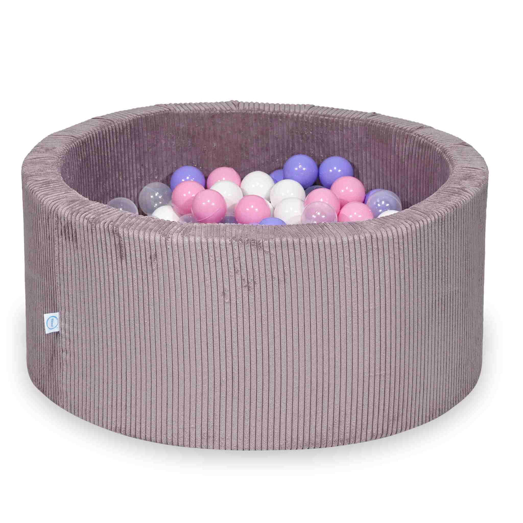 sz070-Mimii-suchy-basen-90x40-sztruks-lavender-300-pilek-przezroczyste-biale