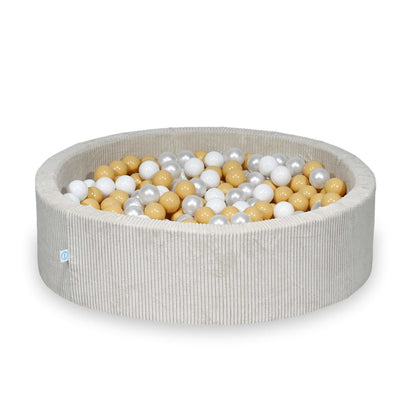 sz093-Mimii-suchy-basen-110x30-sztruks-bezowy-400-pilek-biale-perlowe-bezowe