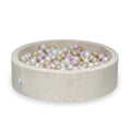 sz094-Mimii-suchy-basen-110x30-sztruks-bezowy-400-pilek-perlowe-rozowe-jasne-perlowe-jasnozlote