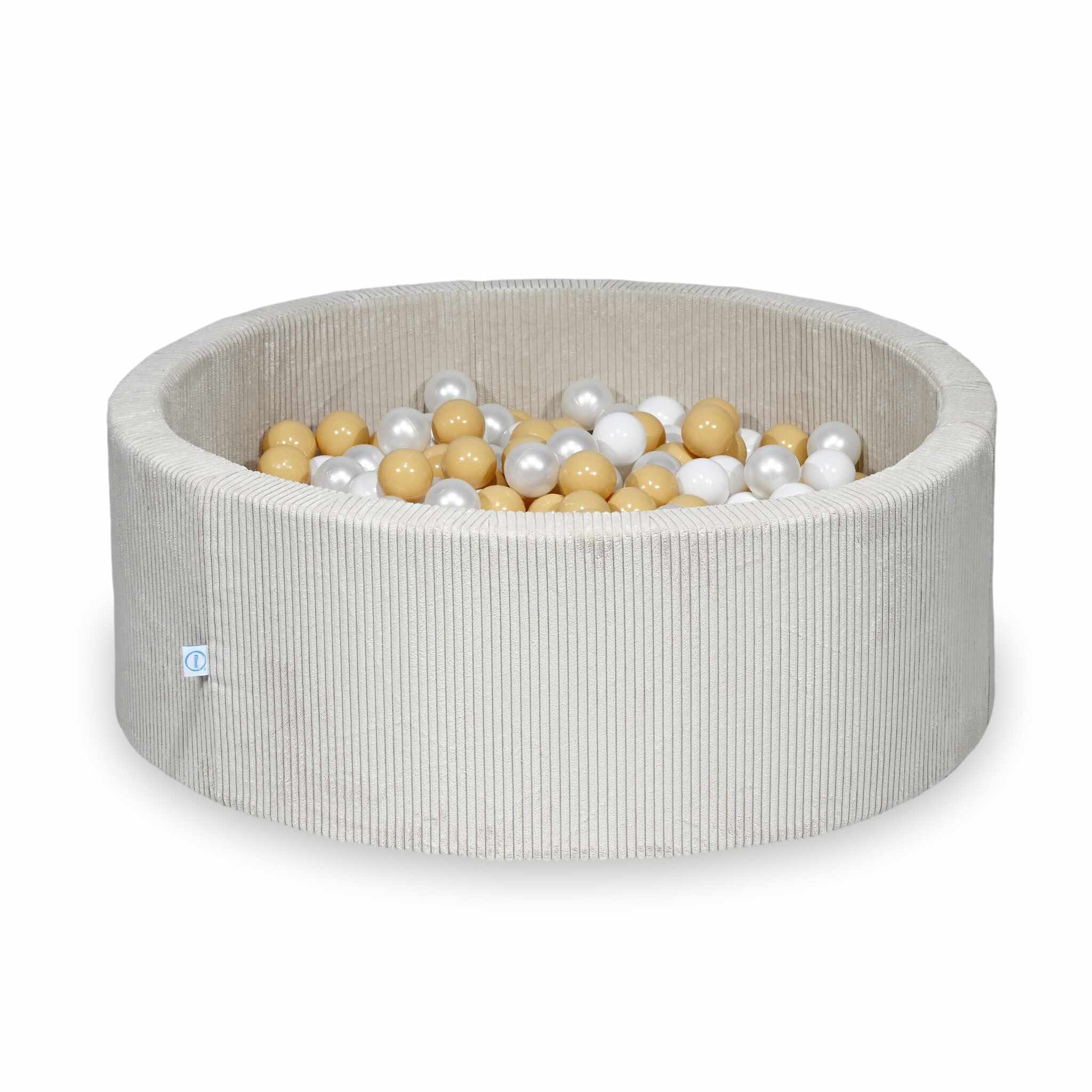 sz138-Mimii-suchy-basen-110x40-sztruks-bezowy-500-pilek-biale-perlowe-bezowe