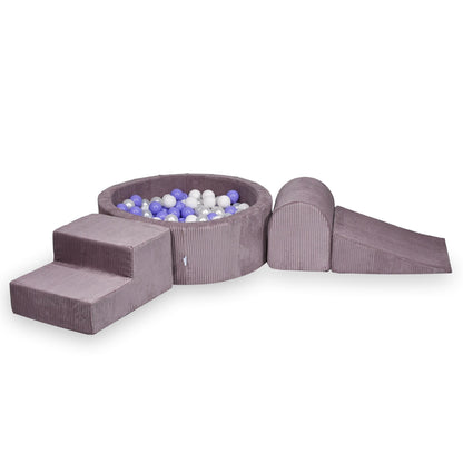 sz496-Mimii-piankowy-plac-zabaw-z-basenem-90x30-sztruks-lavender-200-pilek