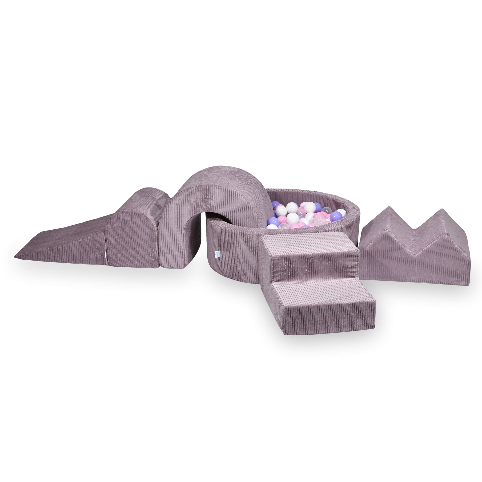 sz505-Mimii-piankowy-plac-zabaw-5-elementow-z-basenem-90x30-sztruks-lavender