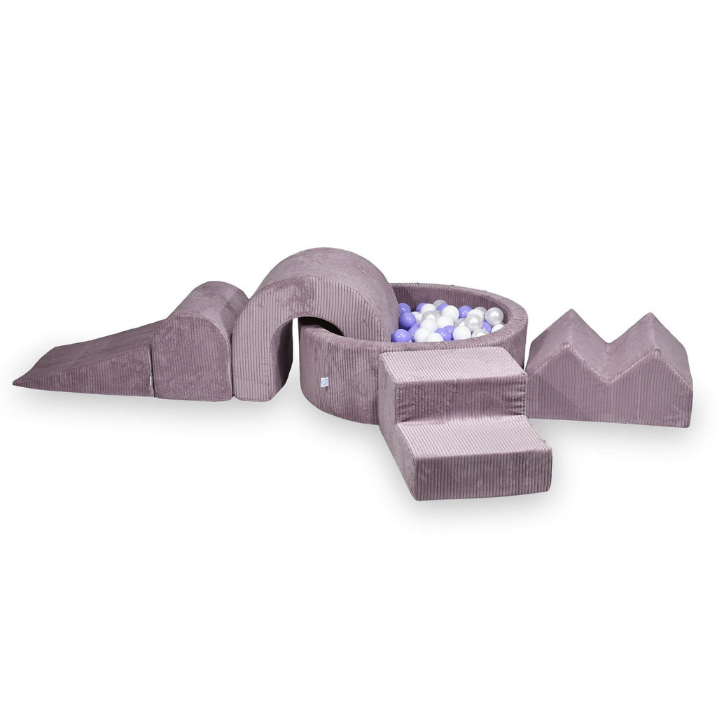 sz507-Mimii-piankowy-plac-zabaw-5-elementow-z-basenem-90x30-sztruks-lavender