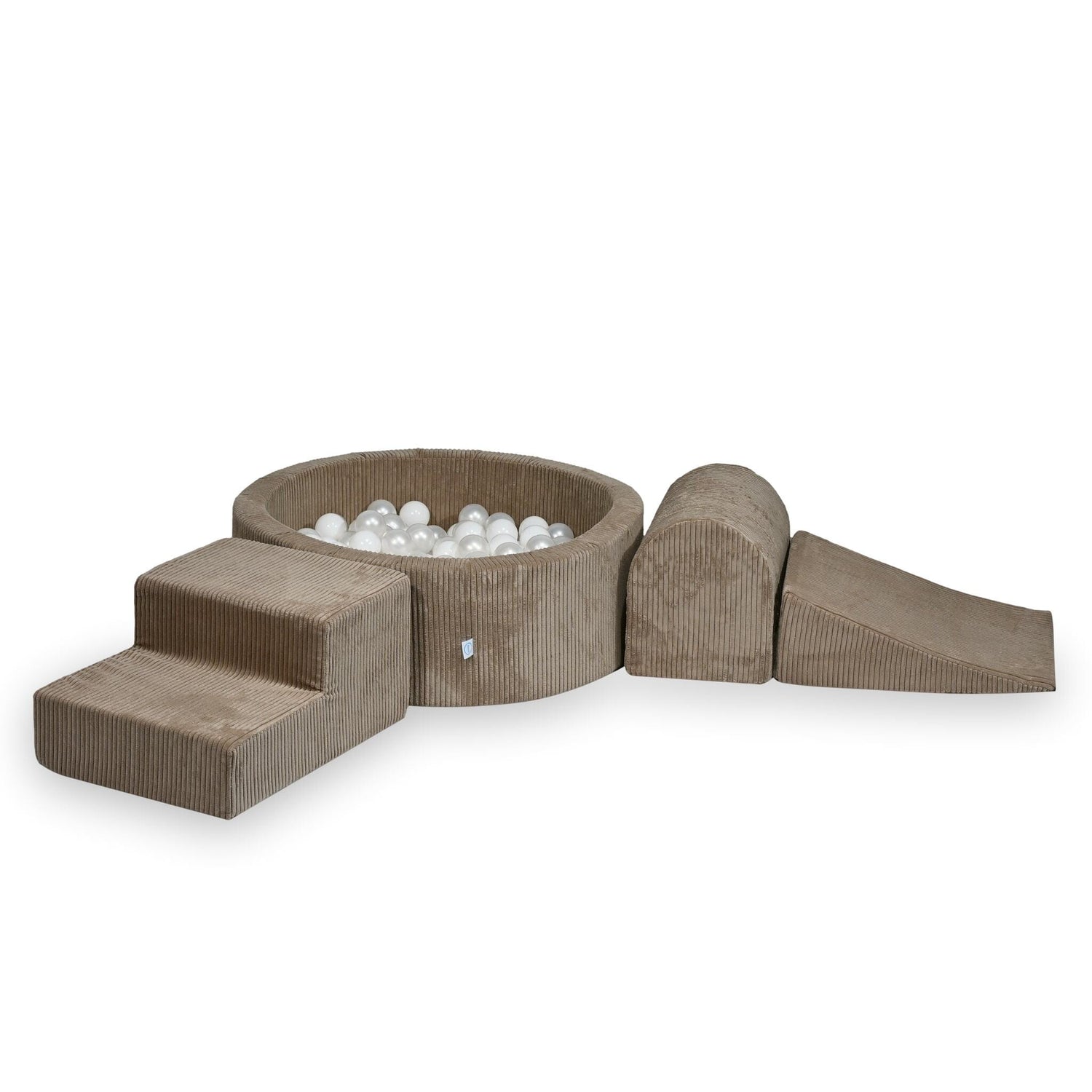 sz573-Mimii-piankowy-plac-zabaw-z-basenem-90x30-sztruks-toffee-200-pilek-biale-perlowe