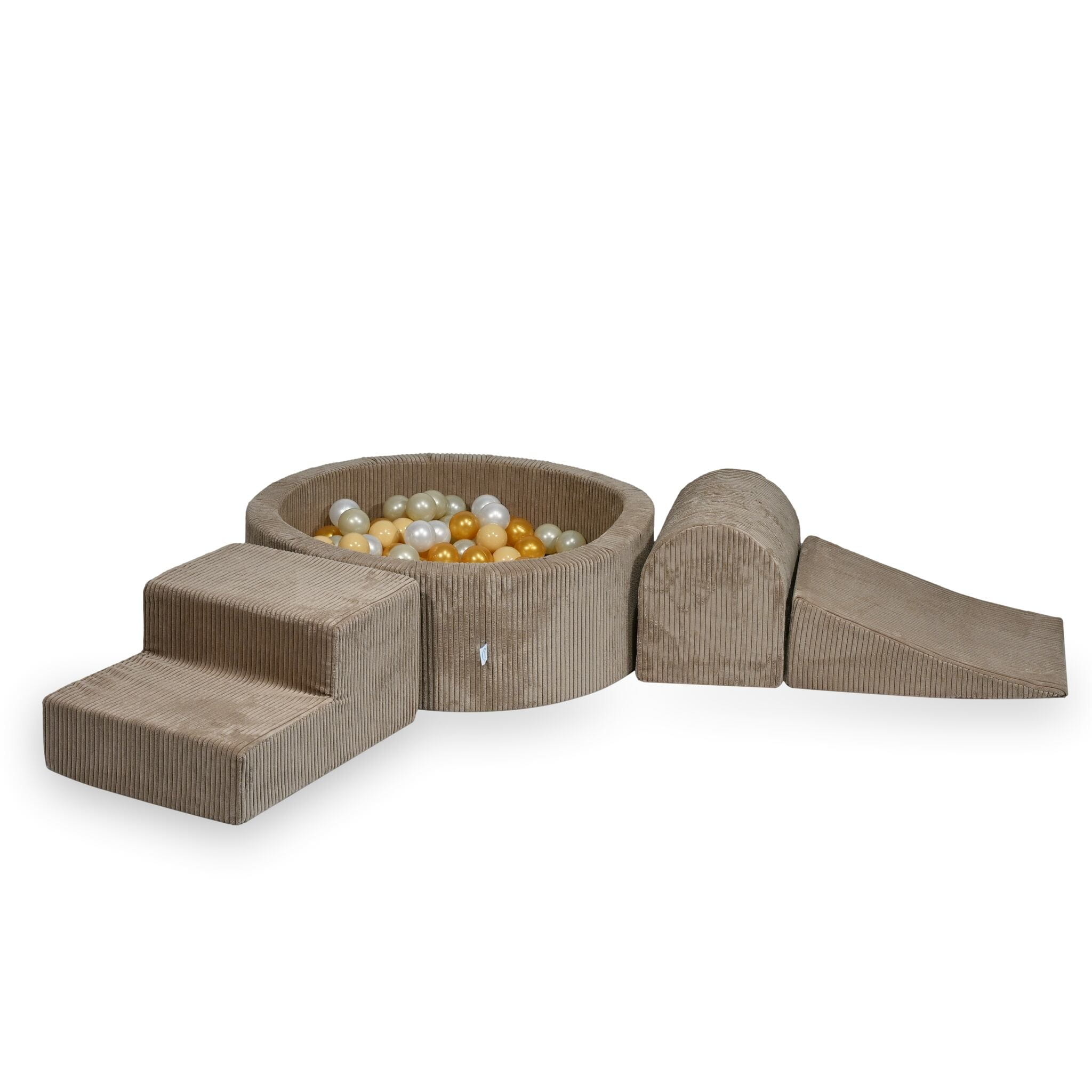 sz575-Mimii-piankowy-plac-zabaw-z-basenem-90x30-sztruks-toffee-200-pilek-perlo