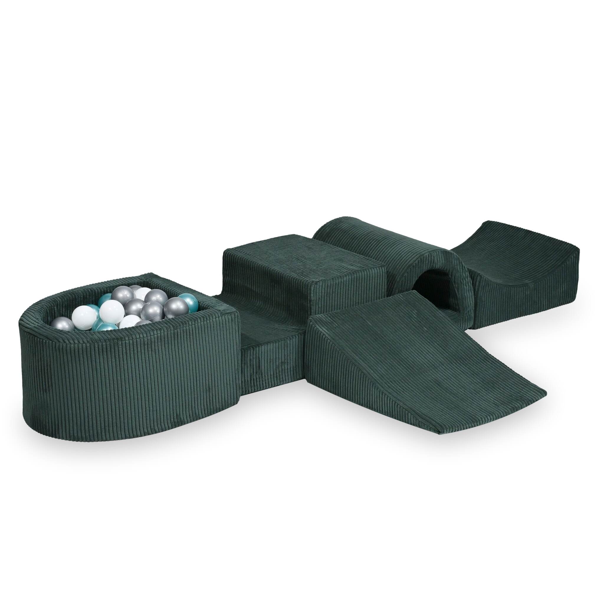 sz602-Mimii-piankowy-plac-zabaw-z-basenem-90x30-sztruks-zielony-200-pilek