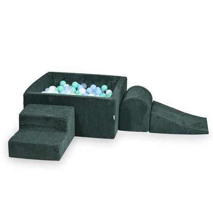sz604-Mimii-piankowy-plac-zabaw-z-basenem-90x90x40-sztruks-zielony-400