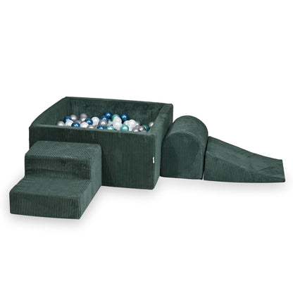 sz605-Mimii-piankowy-plac-zabaw-z-basenem-90x90x40-sztruks-zielony-400
